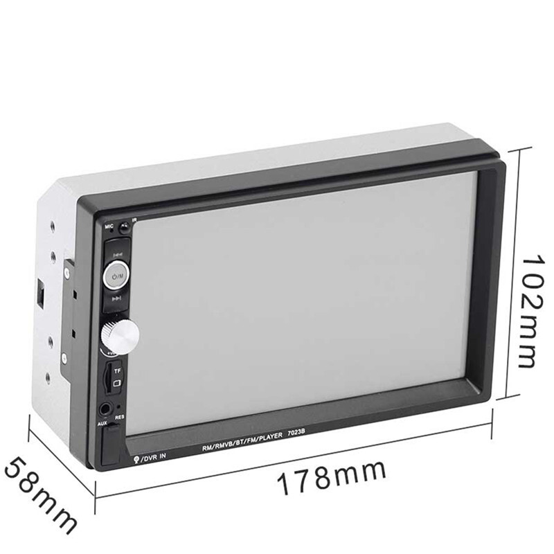 2 Din 7″ HD Touch Screen Autoradio MP5 Stereo Multimedia Player Radio Auto Audio