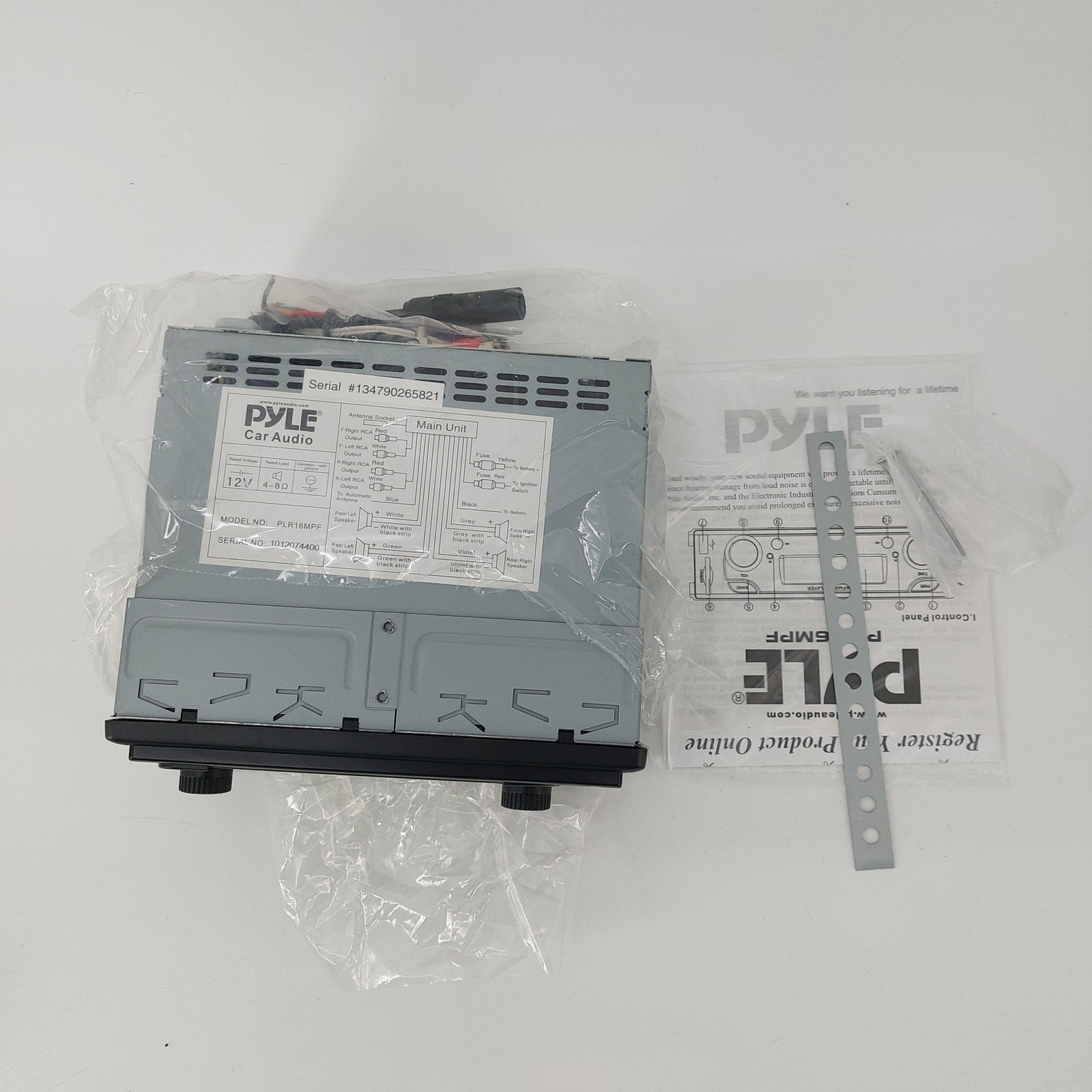 Pyle In Dash AM/FM MPX Receiver MP3 Playback USB Radio
