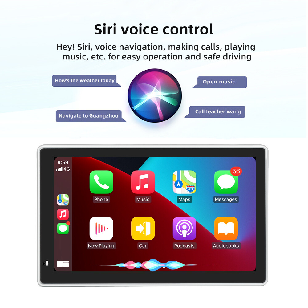 7″ Touch Screen Car Stereo Radio Apple Carplay Android Auto Portable MP5 Player