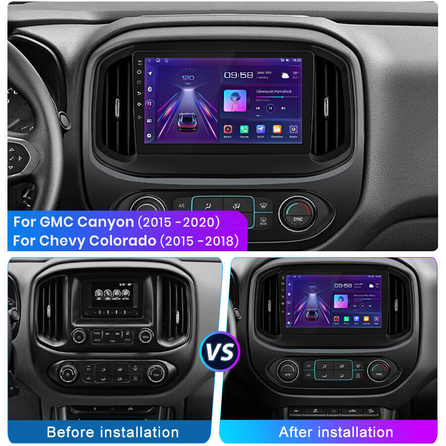 2G+32G Android 12 Carplay For Chevrolet Colorado 2015-2018 Car Radio Stereo GPS