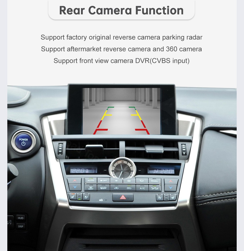 For Lexus IS NX ES RX GS UX CT LX LC RC 2014-2020 Wireless Carplay Andriod Auto