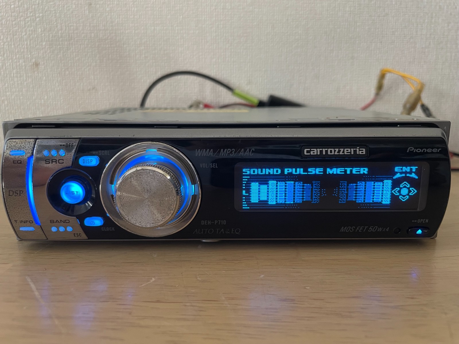 Pioneer Carrozzeria DEH-P710 1DIN Car Audio CD Bluetooth Player Tested Working