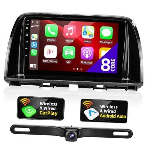 for Mazda CX-5 2013 2014 2015 Compatible with Wireless Carplay Android Auto