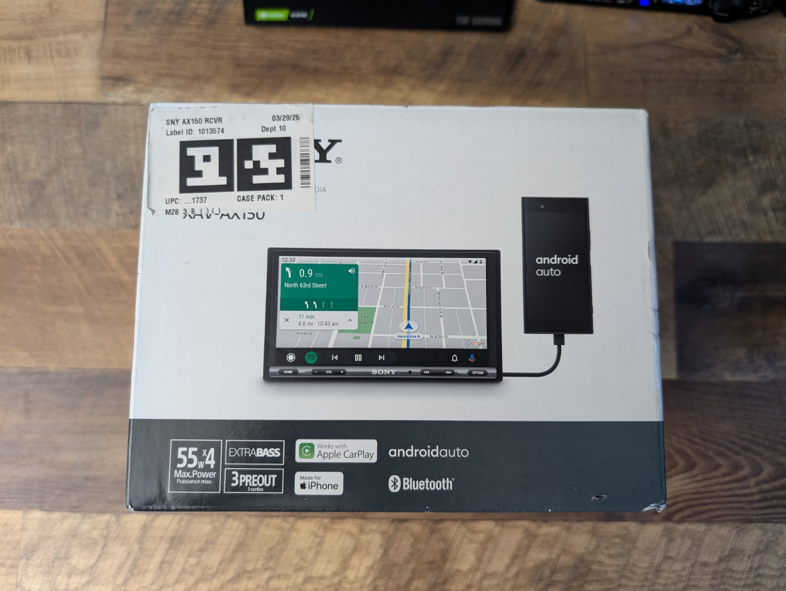 Sony XAV-AX150 new factory sealed CarPlay Android Auto Radio Head Unit