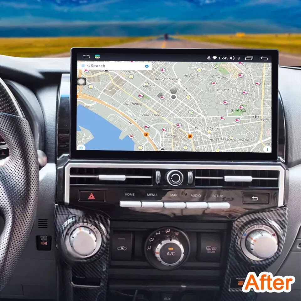 13.3″Car Stereo Radio Android Navigation 4+32GB For Toyota 4Runner 2010-2024