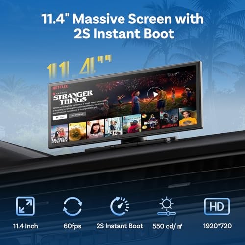 11.4″ Portable CarPlay Screen OTTOCAST ScreenFlow-01 (Core Edition)