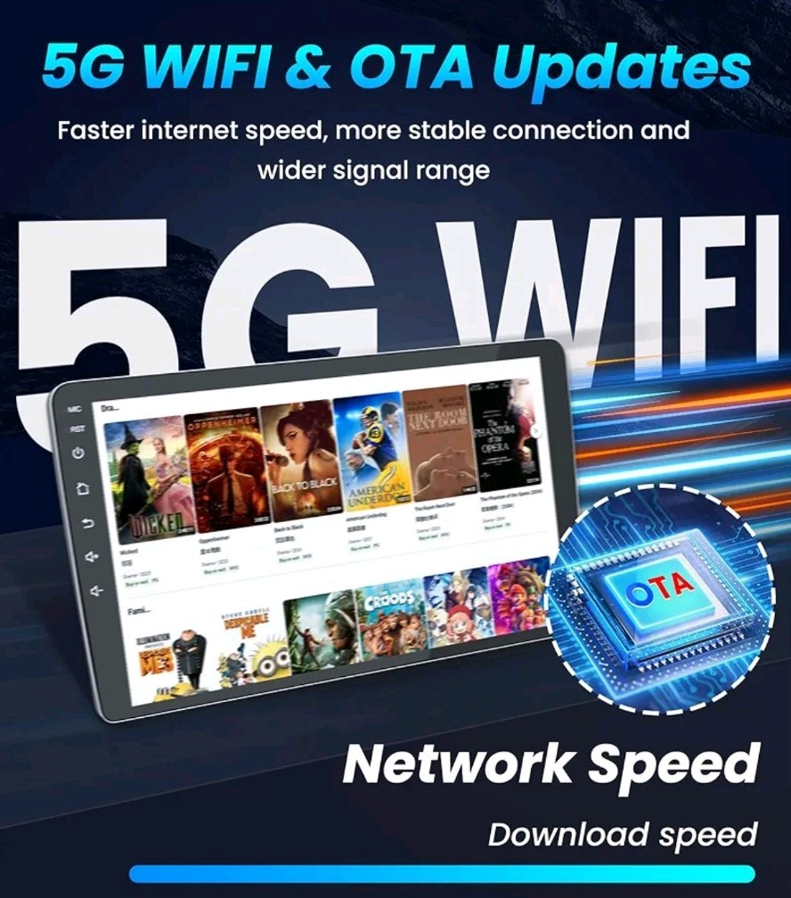 5G WiFi Car Radio for Dodge Ram 1500 2500 3500 2009-2012: 10 Inch 1280 Touch