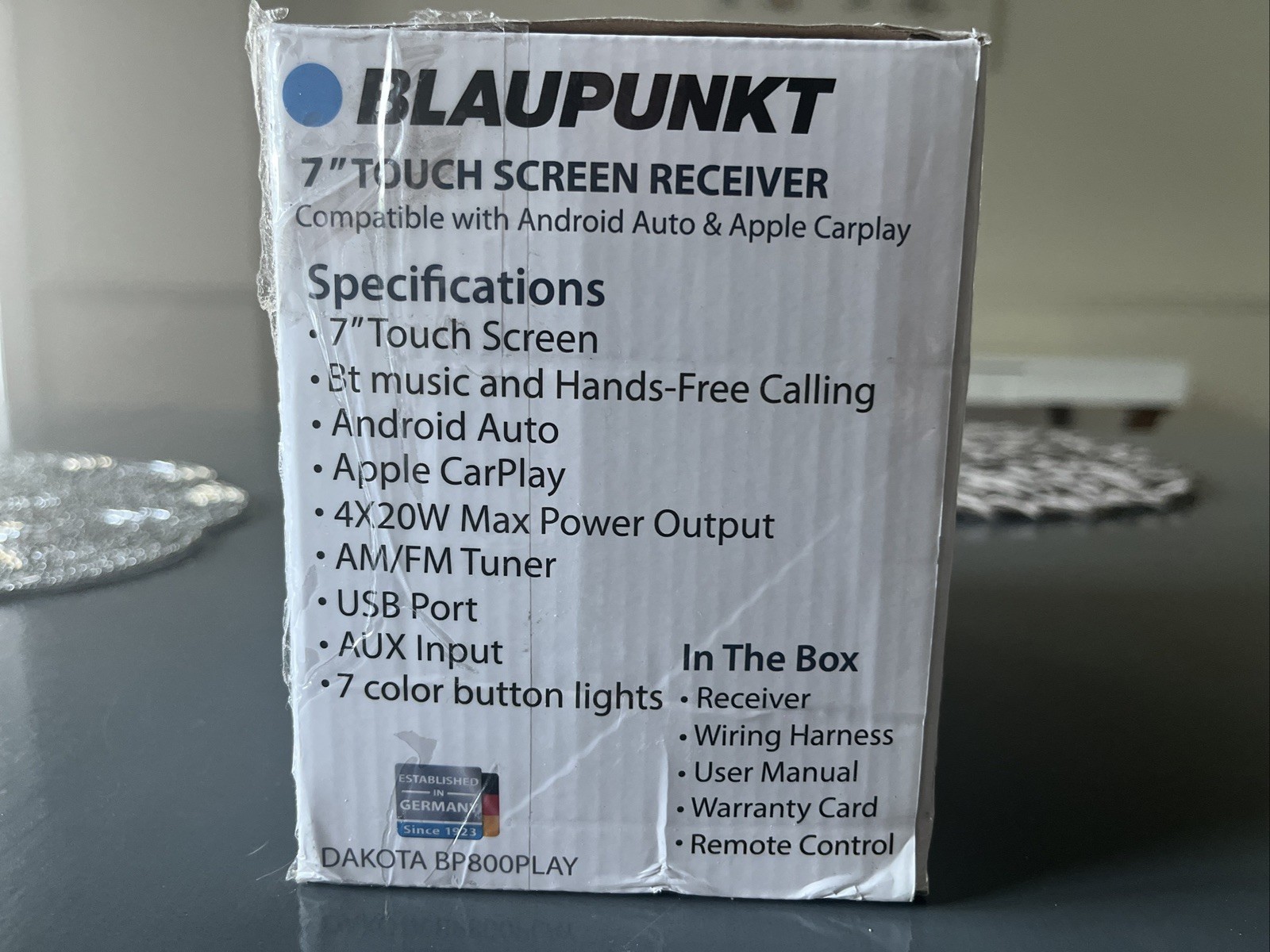 Blaupunkt Dakota BP800PLAY 6.8 in. TouchScreen In-Dash Car Receiver