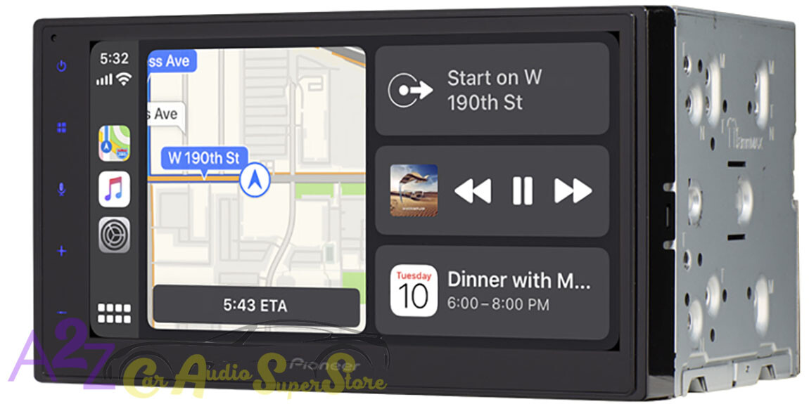 PIONEER DMH-1770NEX DIGITAL MEDIA RECEIVER BLUETOOTH® BACK-UP CAMERA READY NO CD