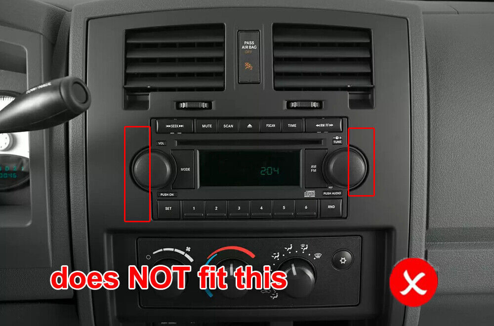 For 2008-2011 Dodge Dakota Apple Carplay 7″ Android 13 GPS Stereo Radio DSP