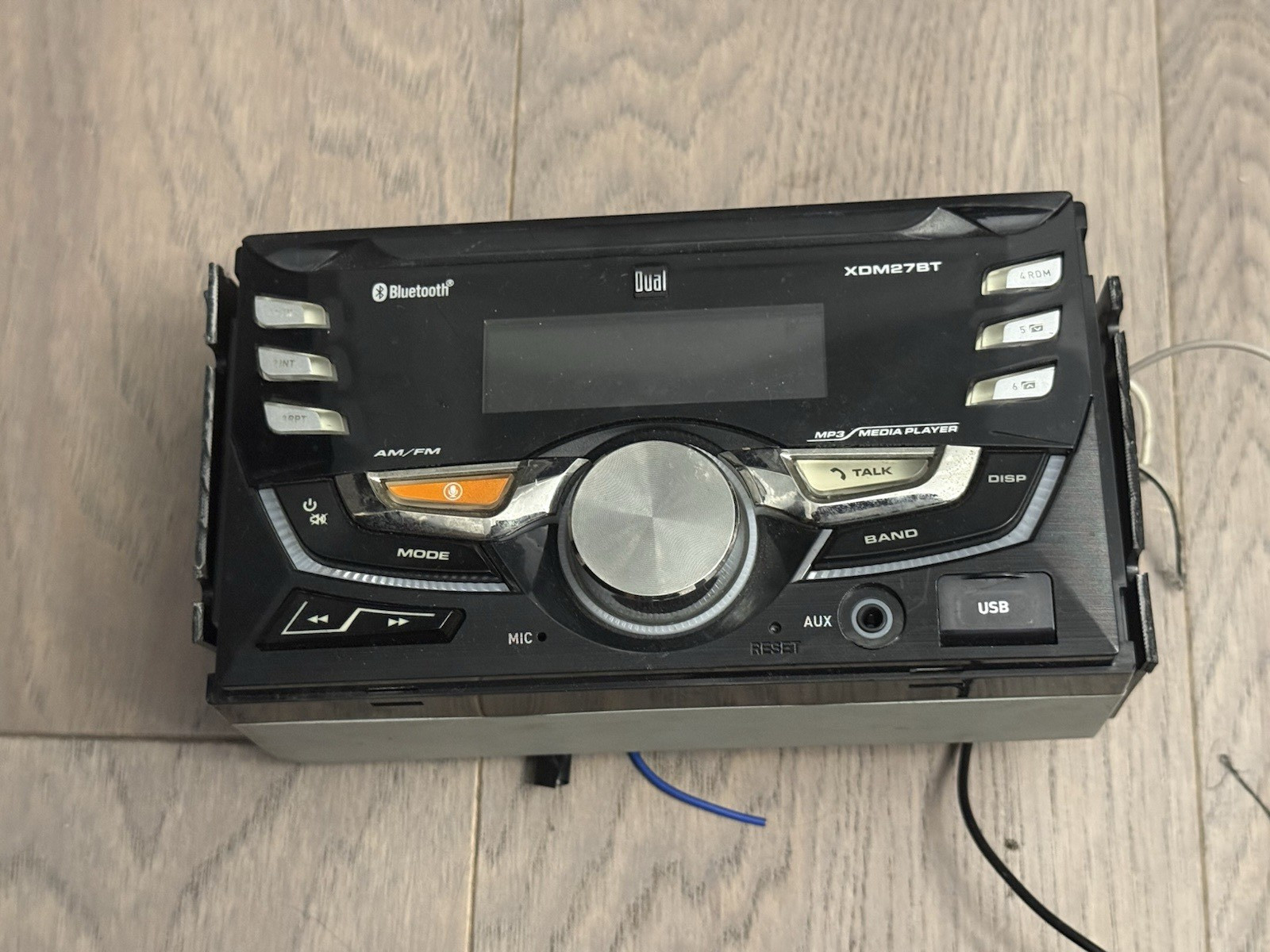 Duel Radio Stereo Media Player 2 DIN XDM27BT Aftermarket Audio Tested