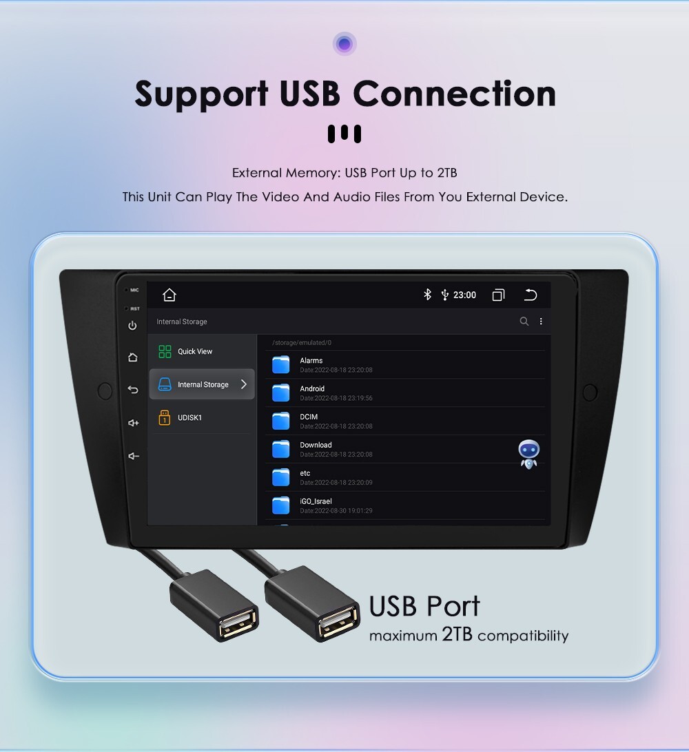 8core for 2005-2011 BMW3 E90 325i 328i CarPlay Android Car Stereo Radio 1280*800