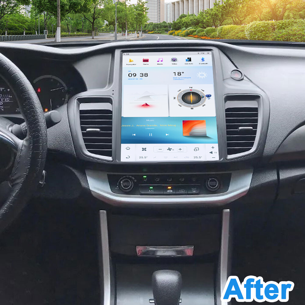 Android 12.0 Car Stereo for Honda Accord 9 2015 2016 Carplay WiFi GPS Bluetooth