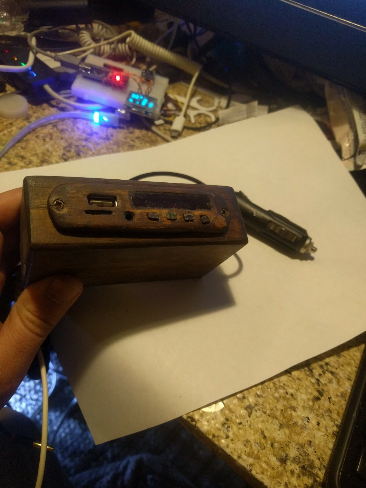 handmade Bluetooth Car  MP3 Player USB SD/AUX-IN/FM Radio Stereo