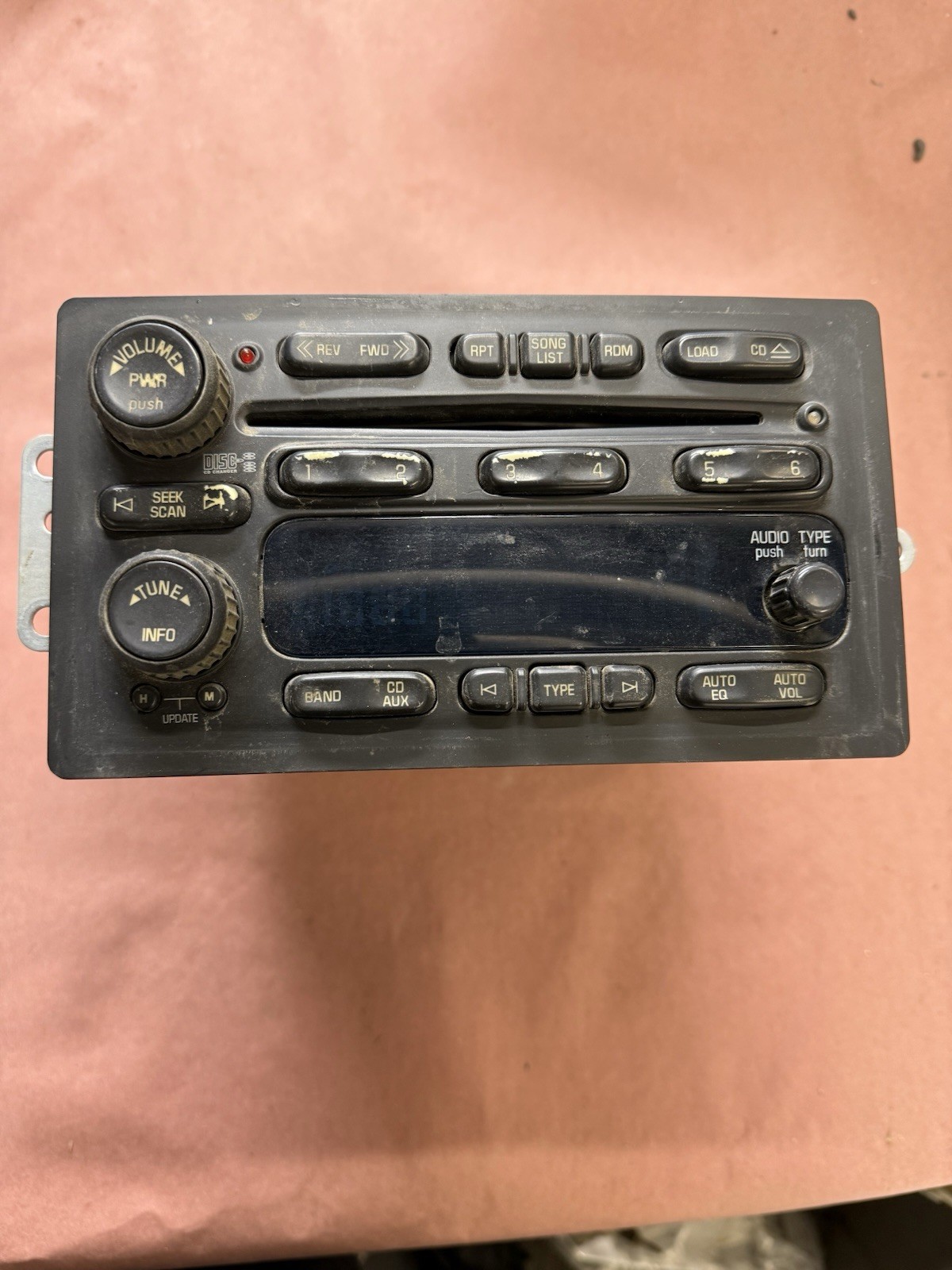 GM 10359533 1 DIN CD Player In-Dash Unit CD AUX Seek Scan Auto EQ