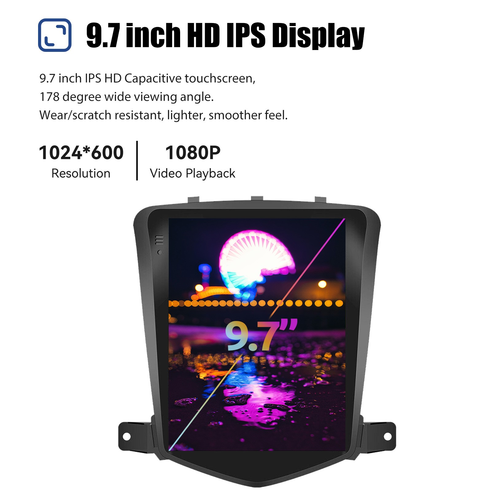 For Chevrolet Cruze 2009-15 Car Radio Stereo GPS Carplay Android 14 Tesla Screen