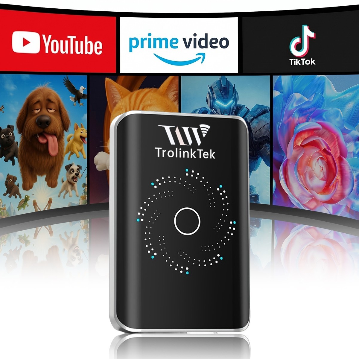 3 in 1 Ai Box Carplay/Android Auto Wireless Adapter Video Box Netflix-YouTube