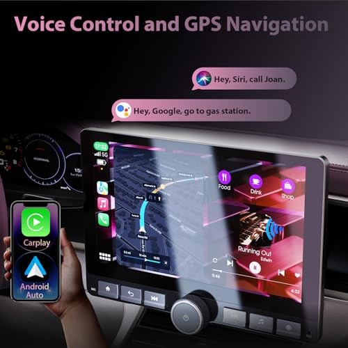 10.1″ 360° Rotatable Touchscreen Car Stereo with 10.1″-Single Din-2+64G