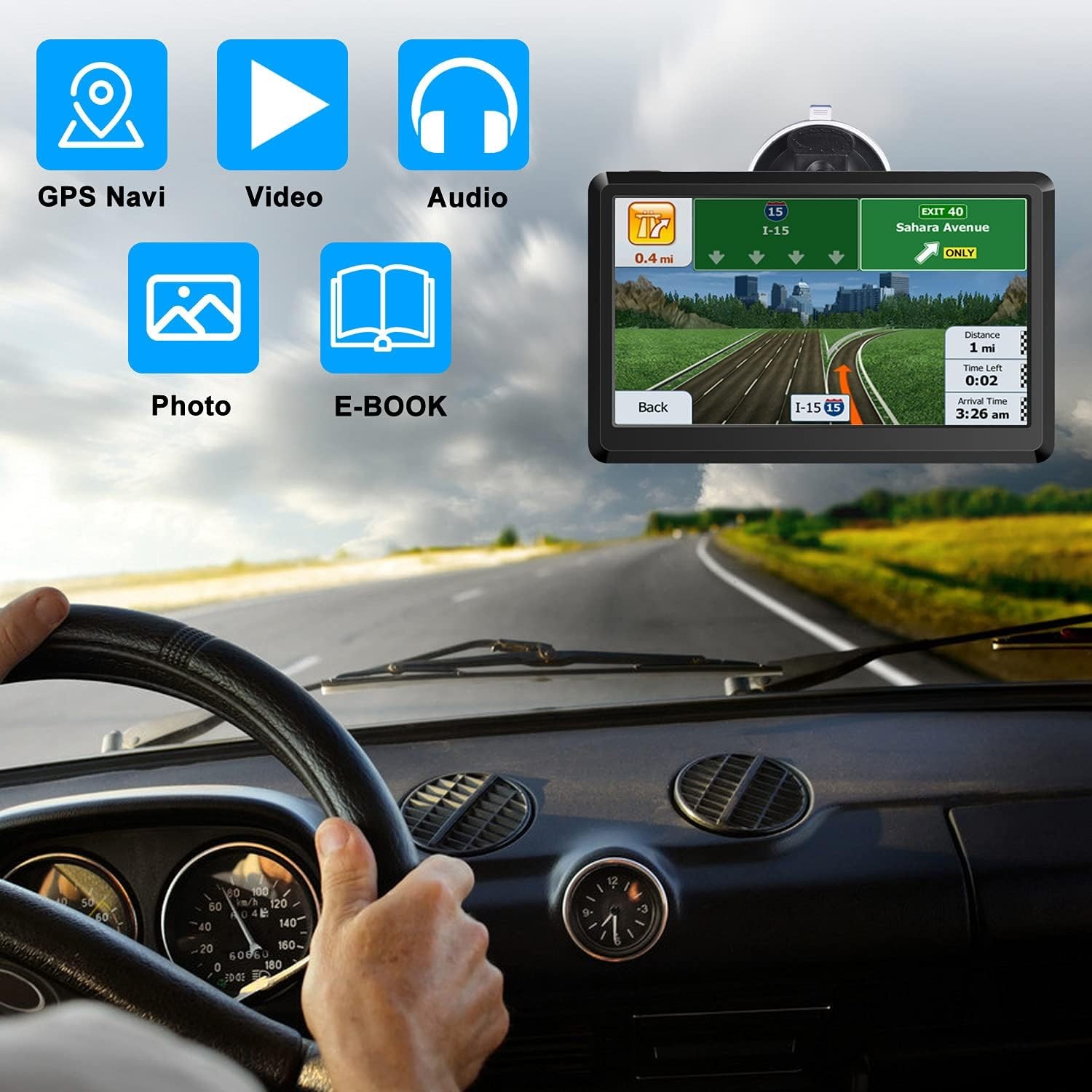 Joganve 2025 Map Car Gps Navigation Gps Navigation For Rv Car Driver Alerts