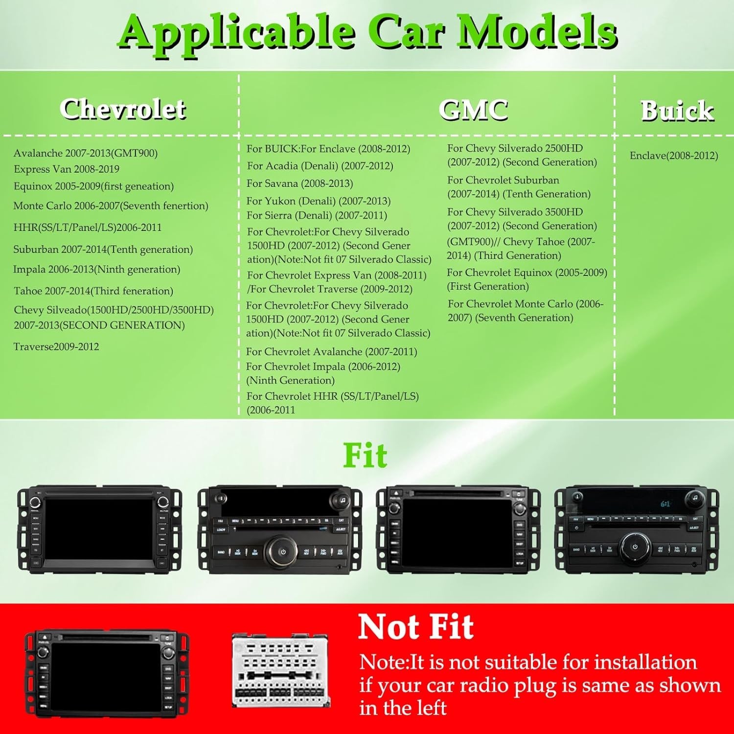 7 Inch Android 12 Car Radio for Chevrolet with Built-in GPS & CarPlay