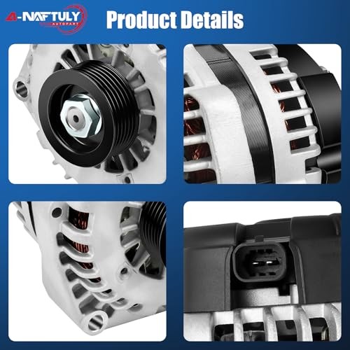 Alternator Fits for 2007-2014 GMC Yukon, Sierra, Chevy Tahoe, Suburban,