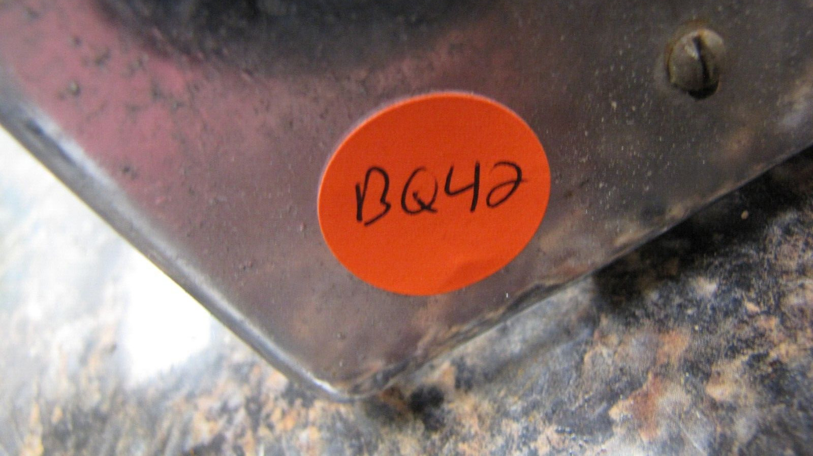 Vintage 1949 1950 Chevrolet Sedan AM PB Car Radio Chrome Face Plate Model #98624