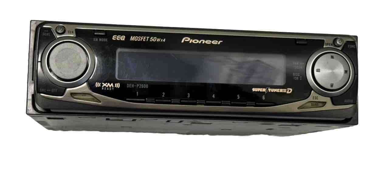 📀🚘Pioneer DEH-P2600 CD Player In Dash Receiver Car W/Accessories See Pictures￼