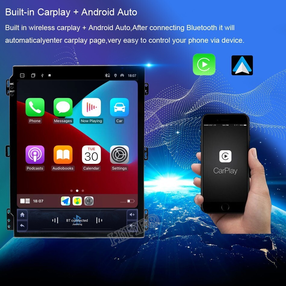 10.4” Android 15 Stereo Radio Navi GPS Player For Ford Fusion Mondeo 2013-2020