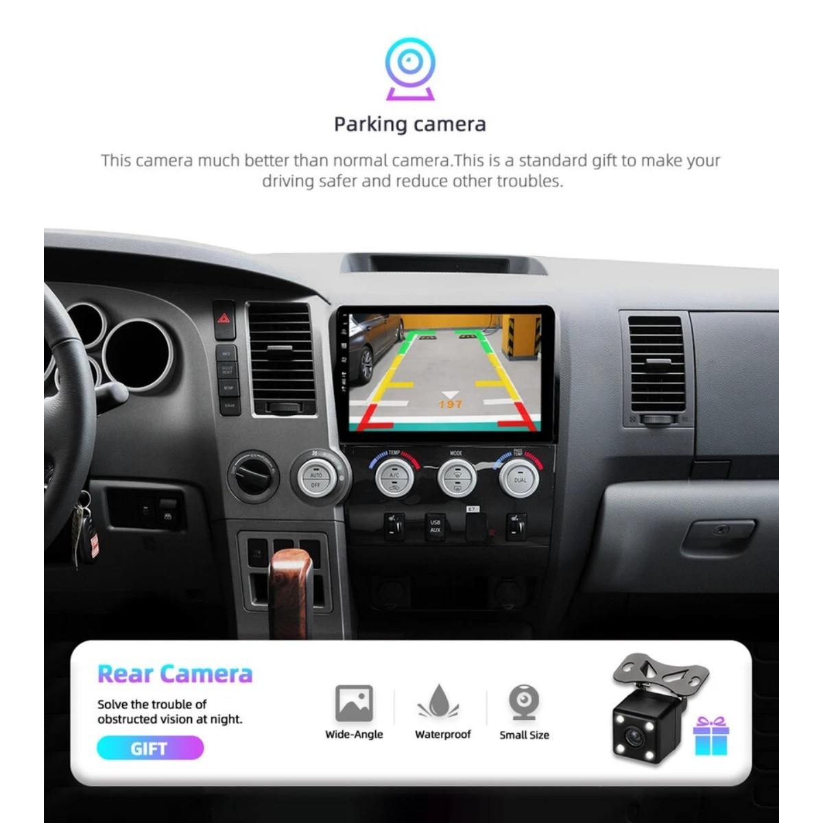 For Toyota Tundra 08-13 Sequoia 08-17 Car Radio Android 14 GPS NAVI USB CarPlay