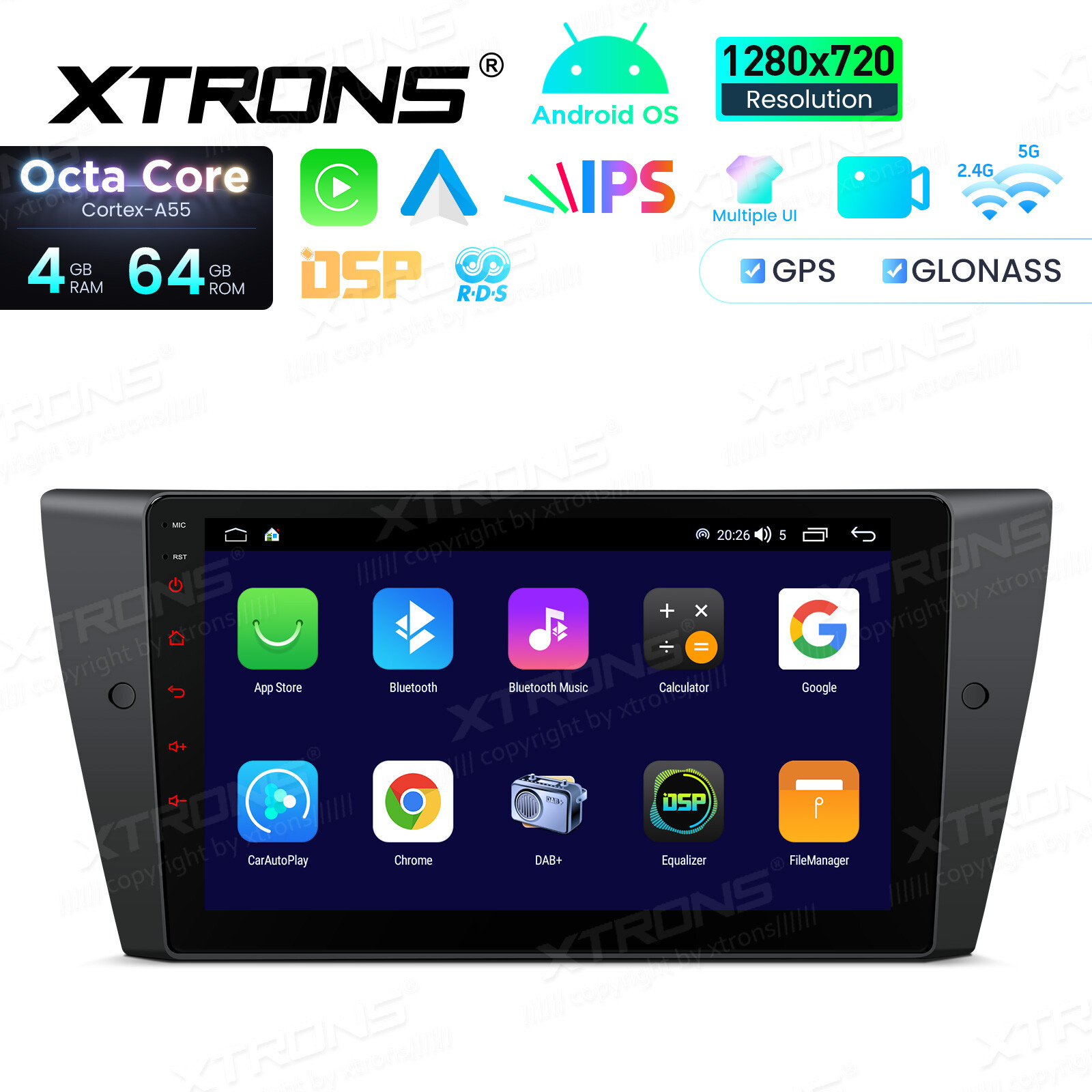7″ Android 12 Car Radio DVD Stereo GPS 2+32GB for BMW E90-E93 M3 325i 328i 335i