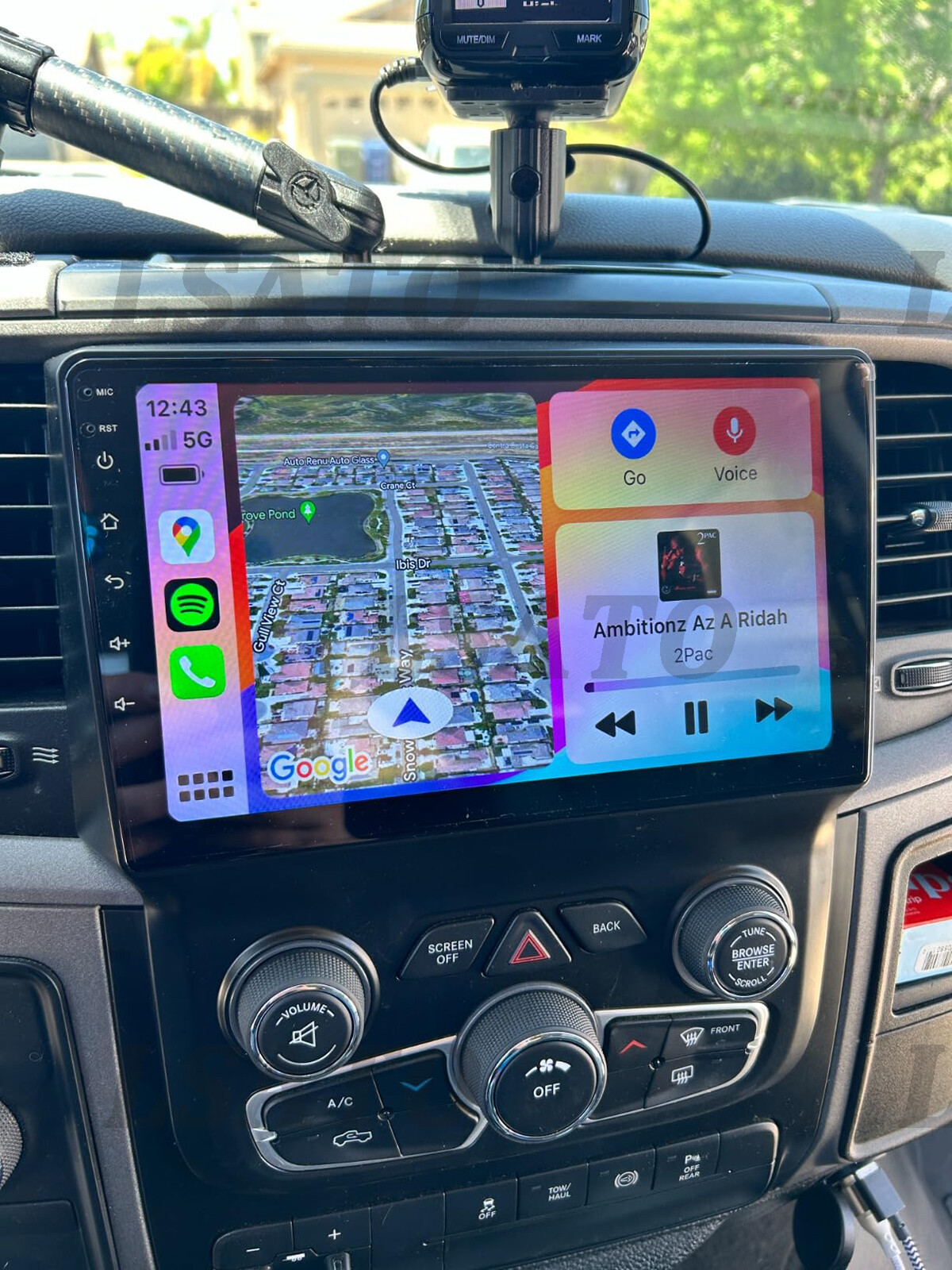 For 2014-2018 Dodge Ram 1500 2500 Android 12 Carplay Car Stereo Radio GPS