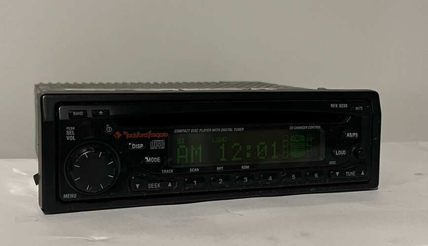✅ Rockford Fosgate RFX-8230 Cd Changer Controller CD Receiver Radio AS/PS