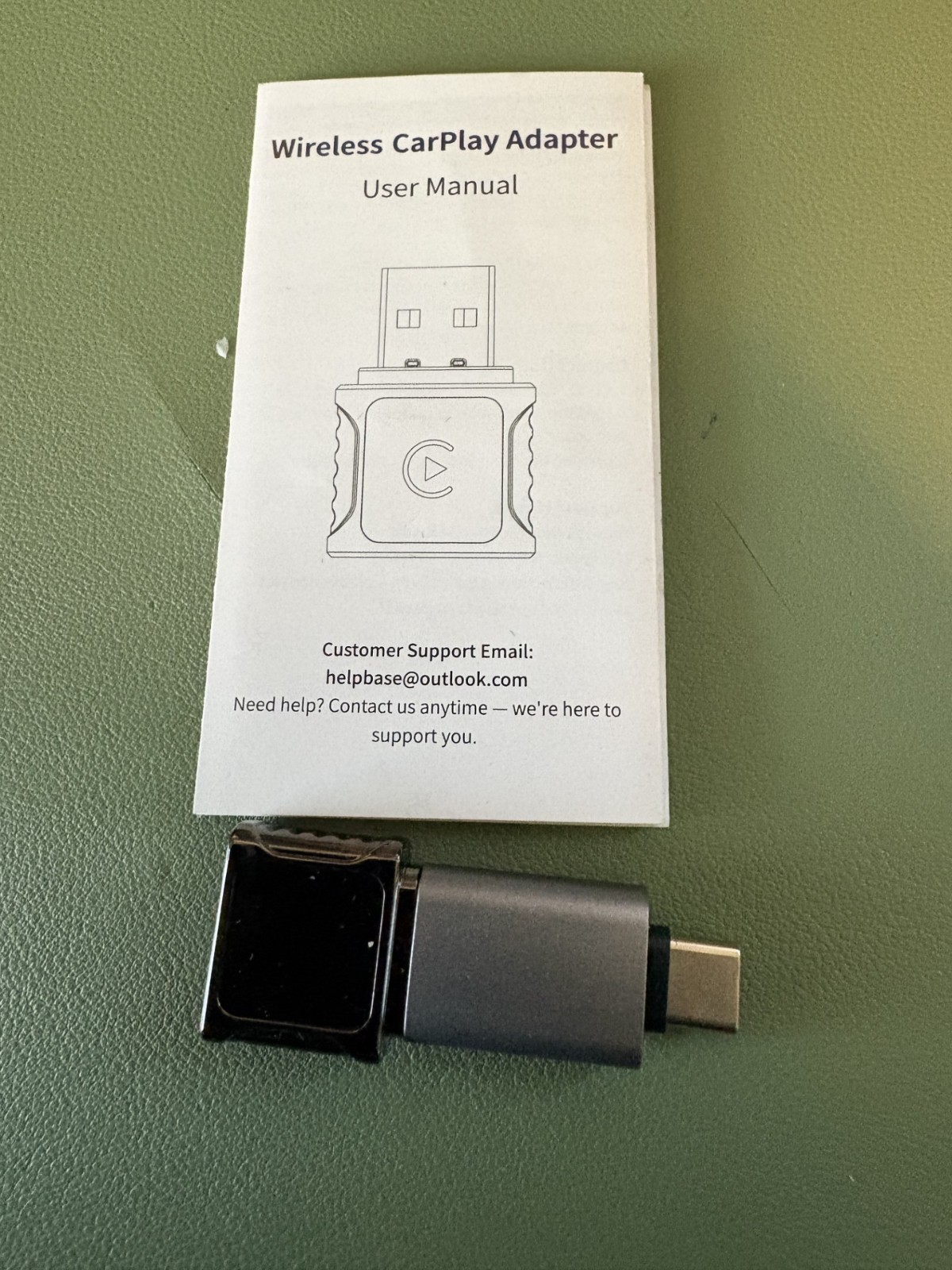 JDG Wireless CarPlay Adapter, Converts Wired CarPlay to Wireless, for Cars