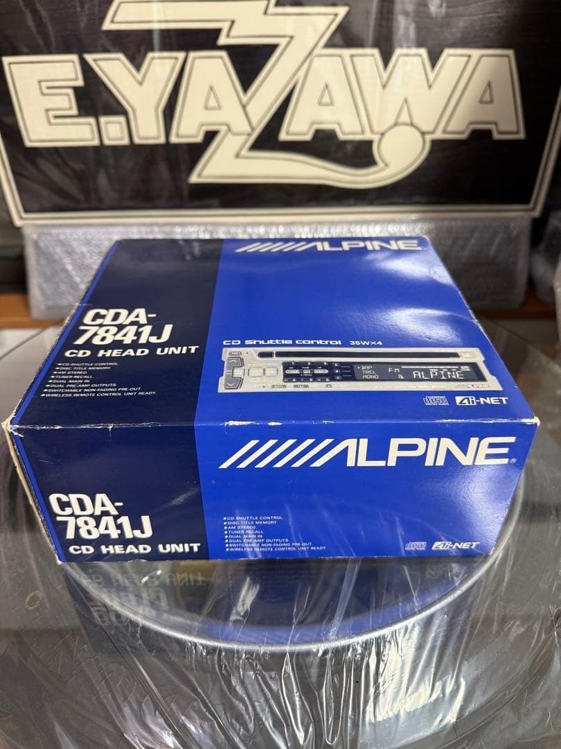 NOS ALPINE CDA-7841J Car Audio Head Unit Vintage Unused