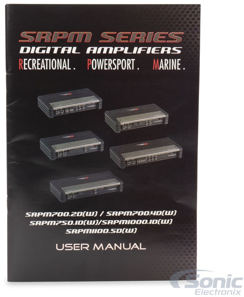 Cerwin-Vega SRPM700.2D Class-D 2-Channel Marine Amplifier