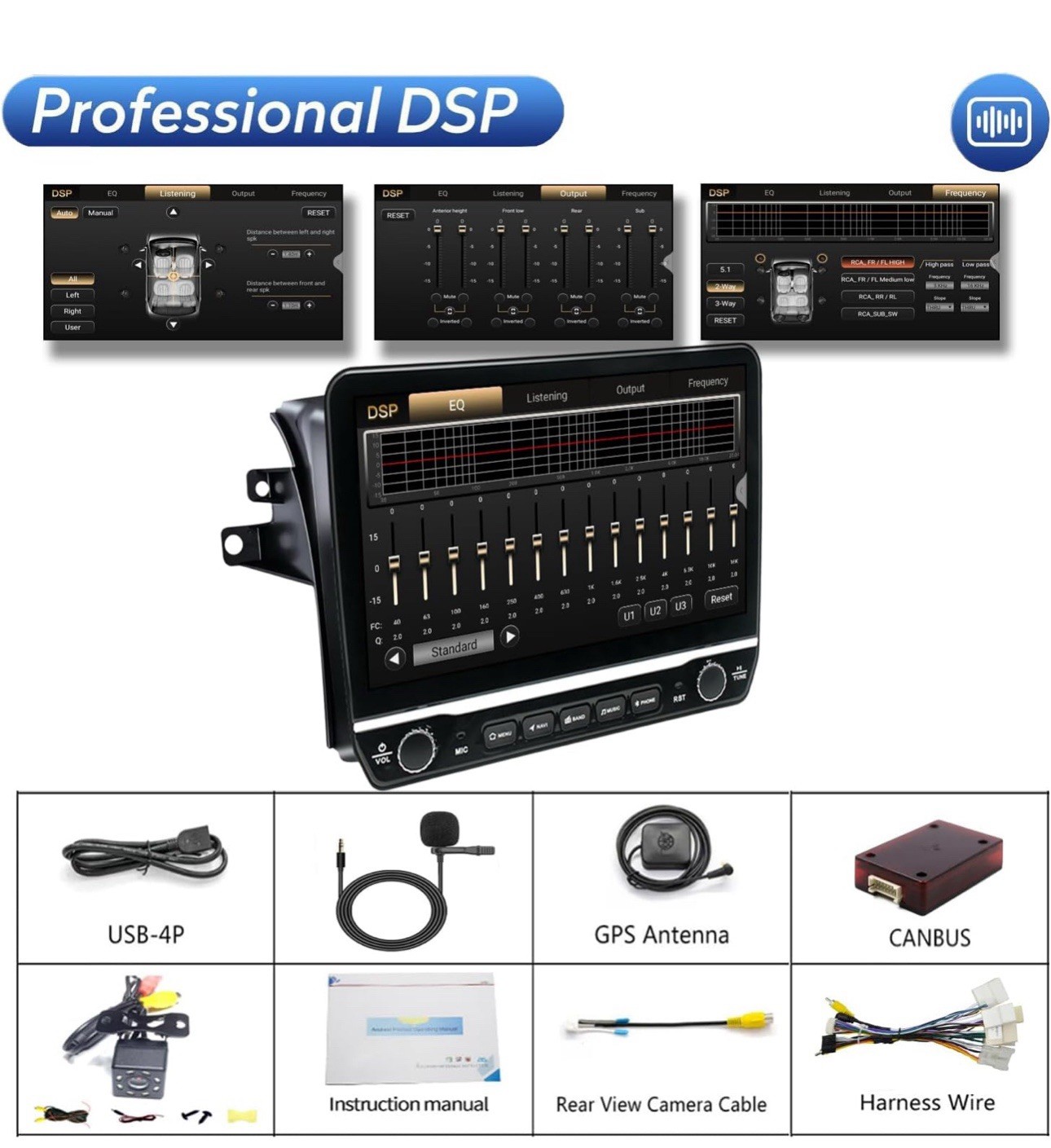 8 Core 32G Stereo Radio for Toyota Sienna 2004-2010 Android 12 10.1 Inch NEW