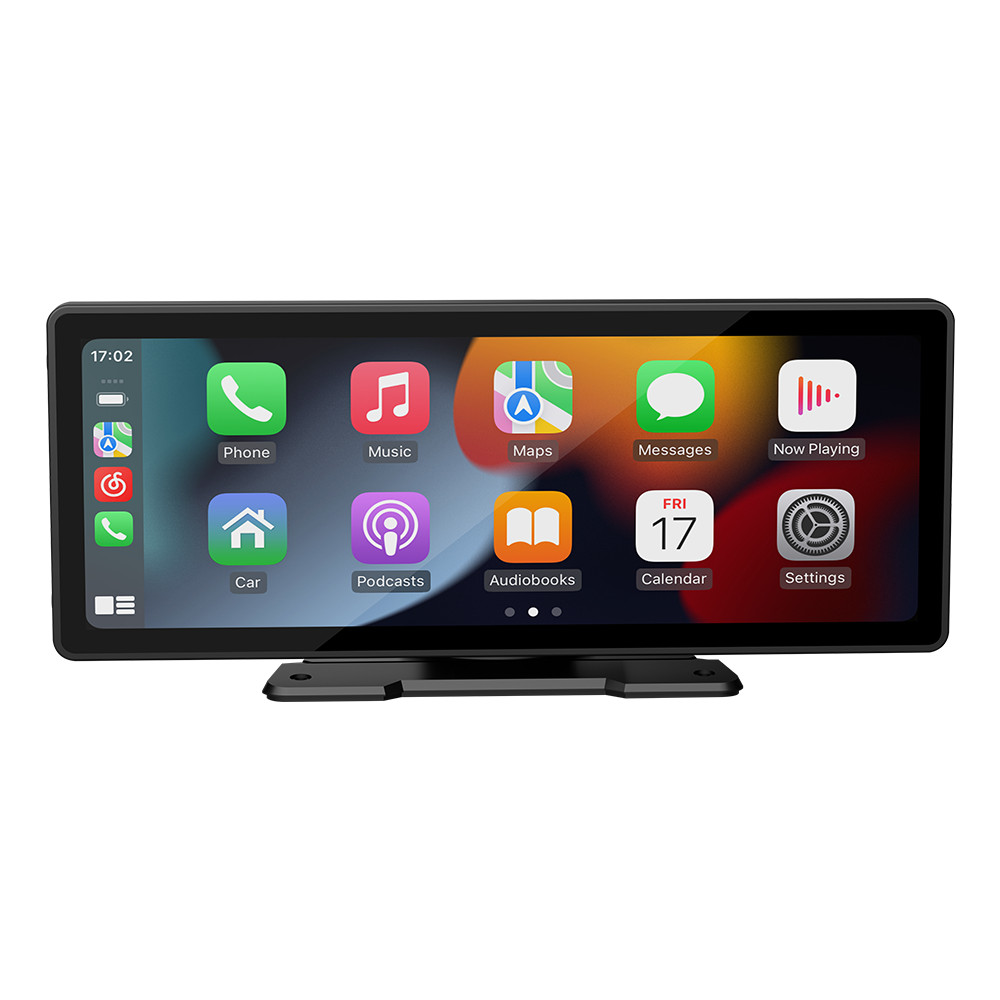 Portable Car MP5 Player Bluetooth For CarPlay Android Auto FM Mirror Link W/Cam