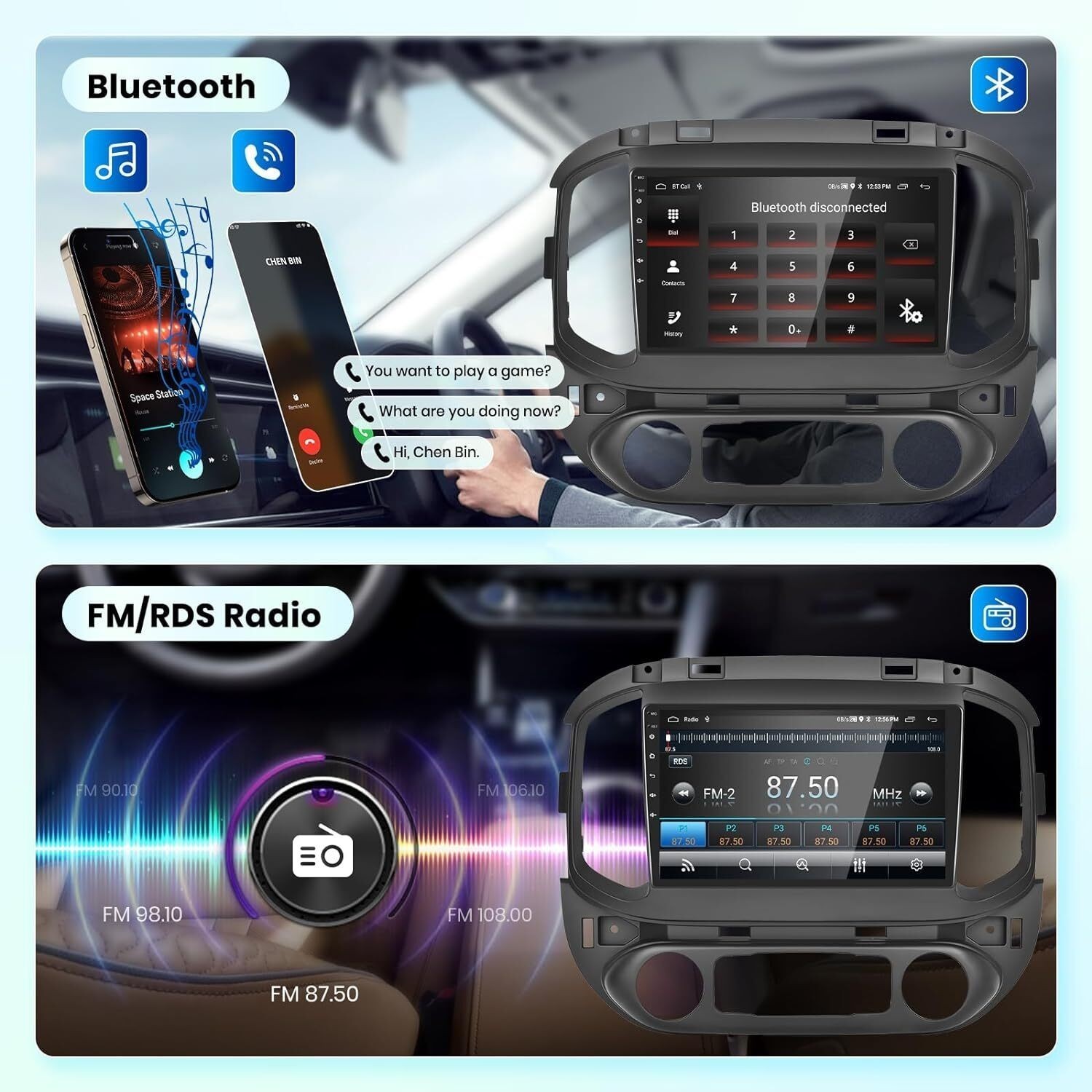 Car Radio Stereo Carplay For Chevrolet Colorado 2+64G 9in Player Radio