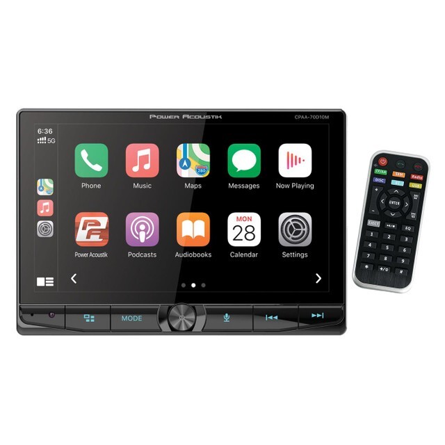 Power Acoustik CPAA-70D10M | 10.6″ Floating Double Din Touchscreen Car Head Unit