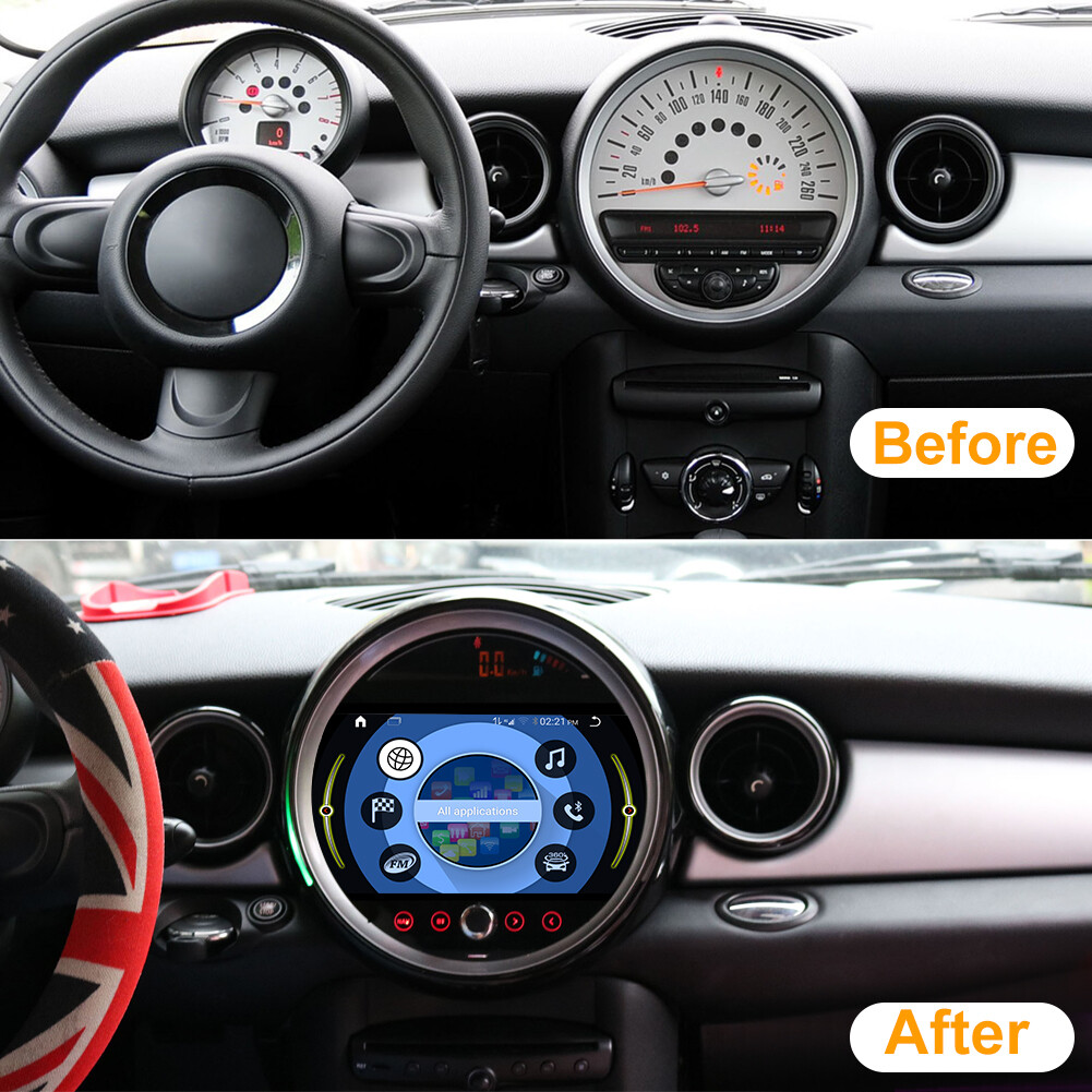 For BMW Mini Cooper R56 2011-2016 Android Car Radio Audio Player Multimedia GPS