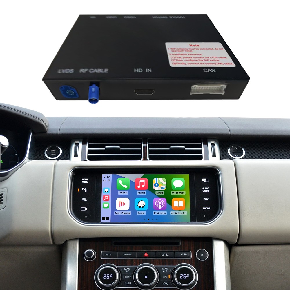 Roadtop Carplay Interface Kit for Land Rover Jaguar Range Rover Evoque Discovery