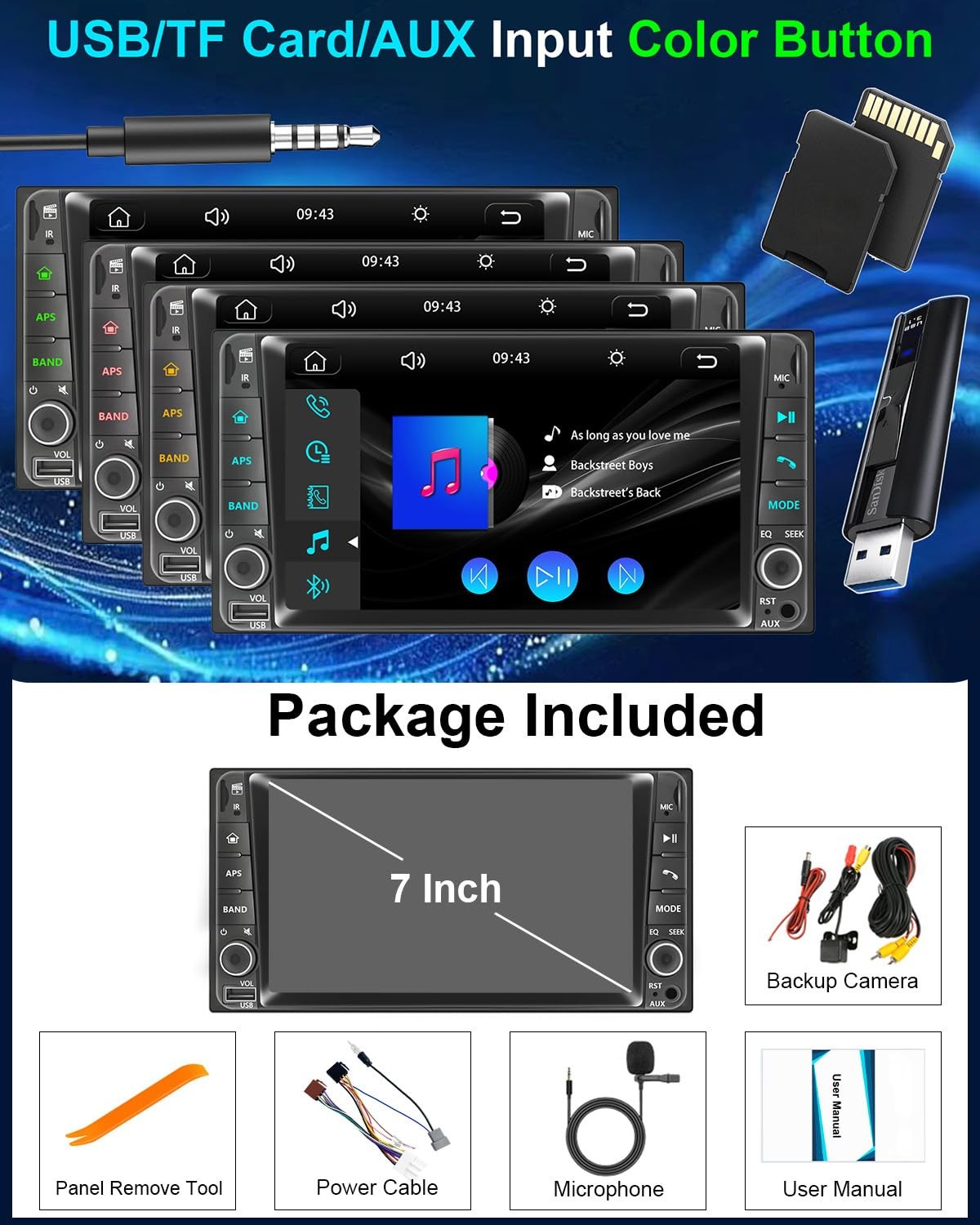 Plug & Play Car Radio Stereo for Nissan Rogue Selet 2014-2015/Sentra 2015-201…