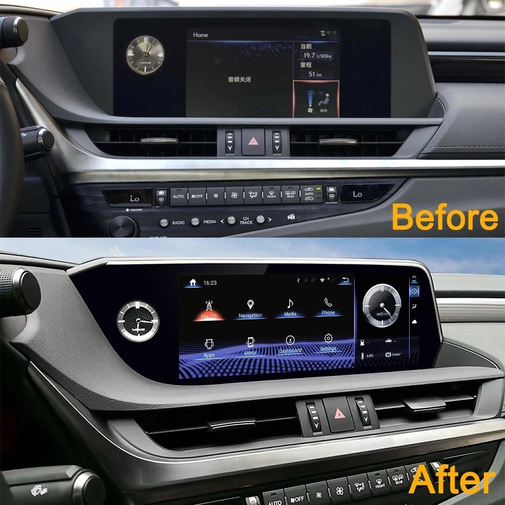 For 2018-2021 Lexus ES300 ES350 Android 13 Car Radio GPS Navi Carplay HD Display