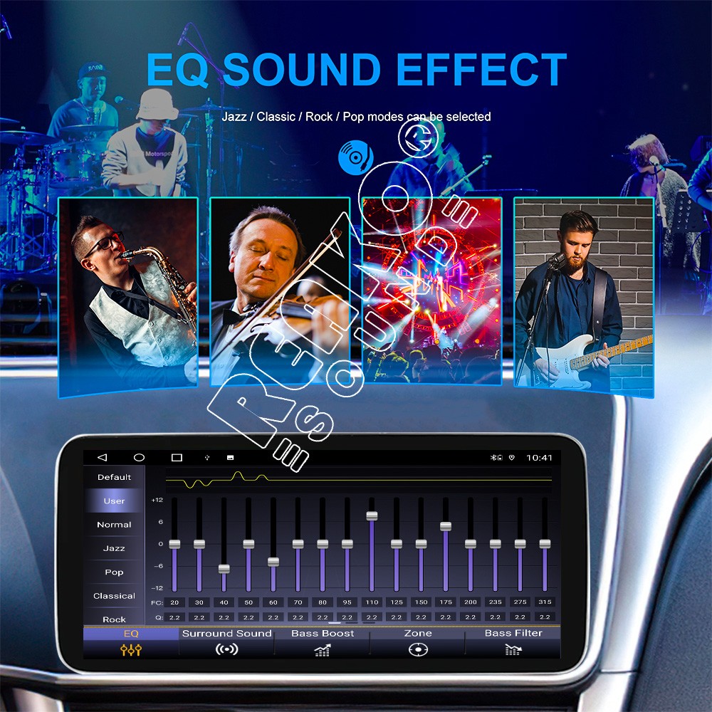 Double 2 DIN 9″ Android 11 Touch Screen Car Stereo Radio GPS Navi Bluetooth WIFI