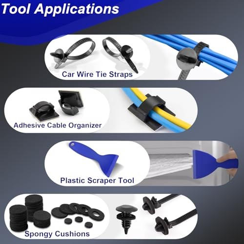 238Pcs Trim Removal Tool,Fastener Remover Blue-238pcs Trim Removal Tools