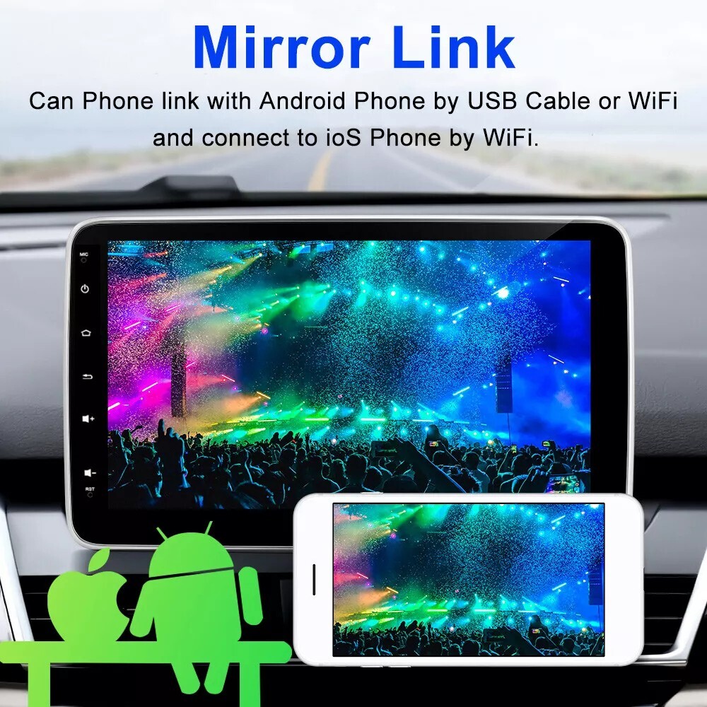 10.1″ Android 11 Double Din Car DVD Player Radio Car Stereo Head Unit GPS 2+32GB