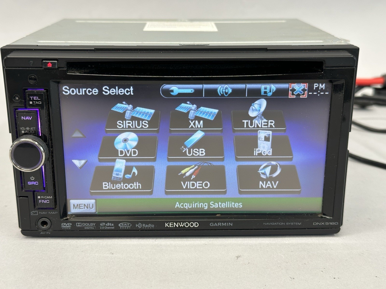 Kenwood DNX5160 Bluetooth Apple Car Play GPS Navigation CD DVD Touchscreen Radio