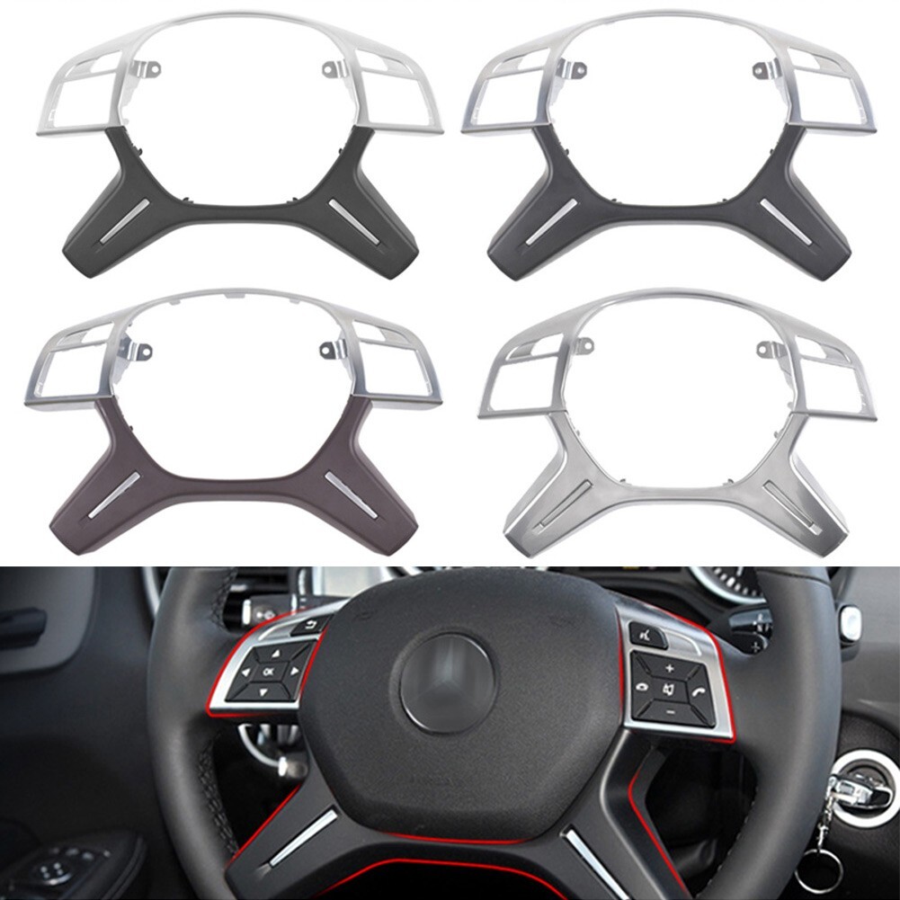 For Mercedes ML GL GLS W166 W204 W212 Car Steering Wheel Center/Bezel-Cover Trim