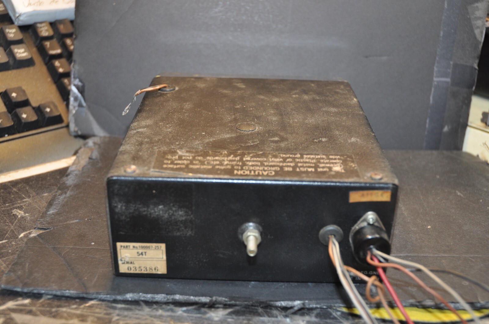 CAR UTO 8-TRACK STEREO TAPE PLAYER Serial 035386 have not been tested