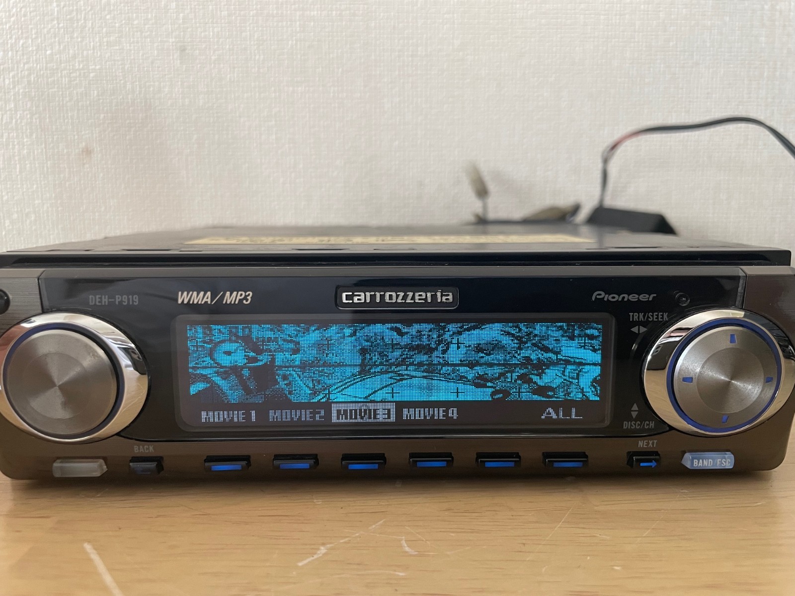 Pioneer Carrozzeria DEH-P919 1Din Car Audio CD Bluetooth Player Concert Hall